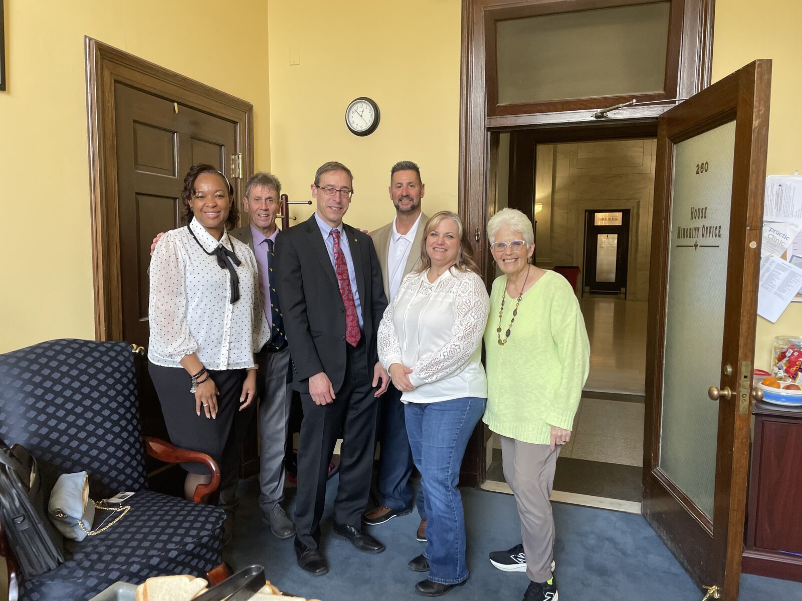 Members bringing lunch to our delegates at the Capitol in Charleston