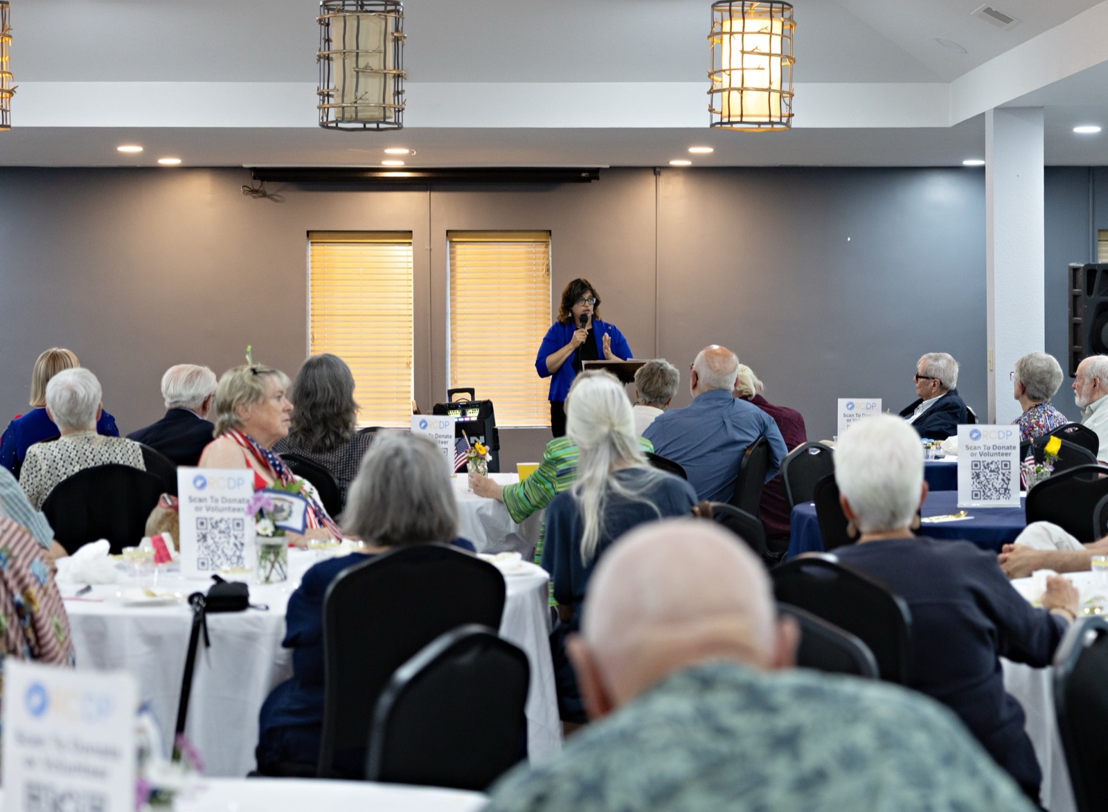 Rachel Fetty Anderson at a community event